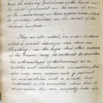 GT Davis' handwritten introduction to his book of observations. Part II